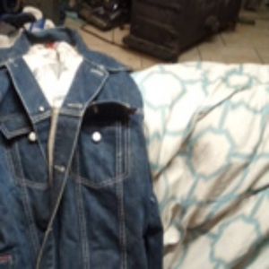 Coogi down under blue jacket